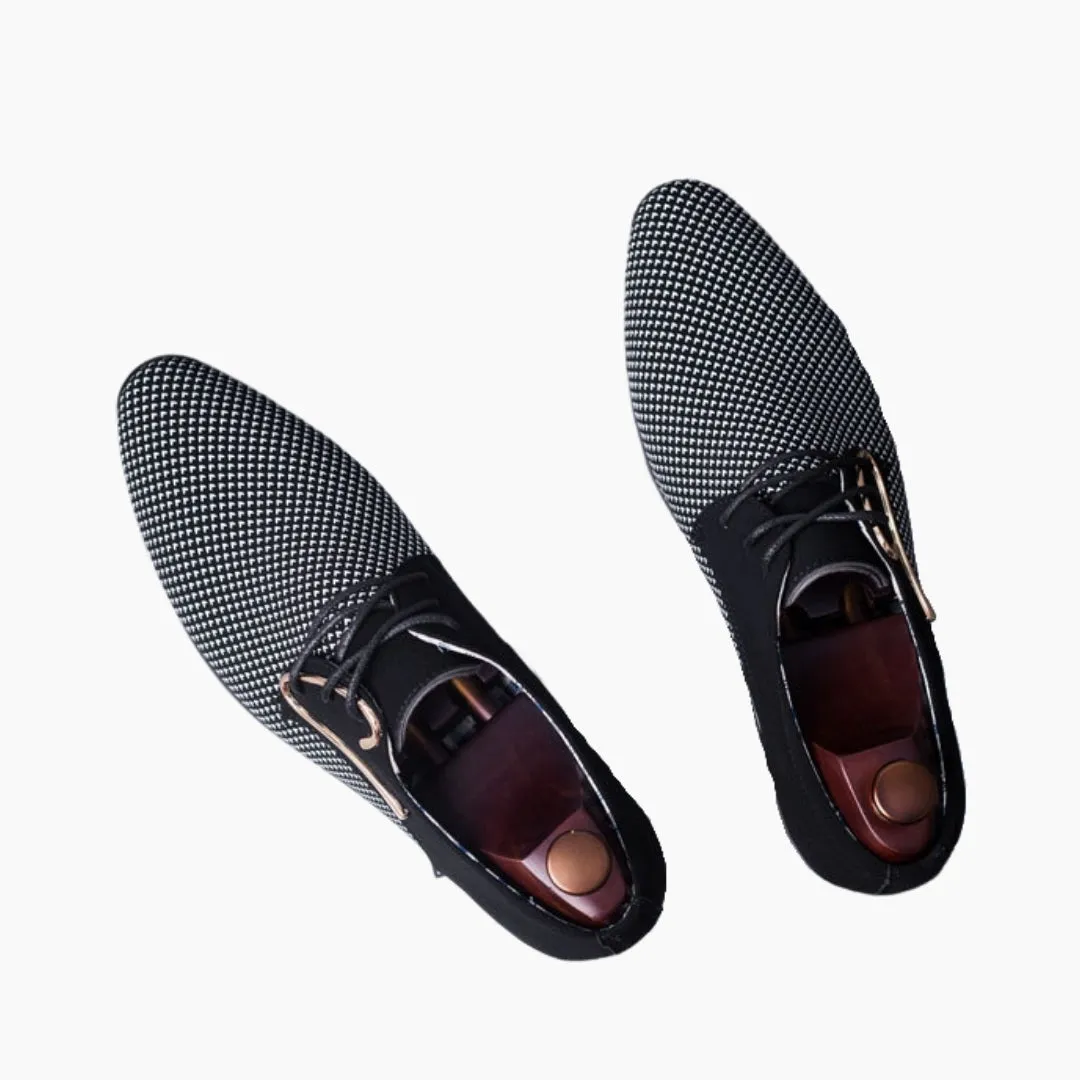 Oxford Leather Shoes, Slip-On : Men's Wedding Shoes