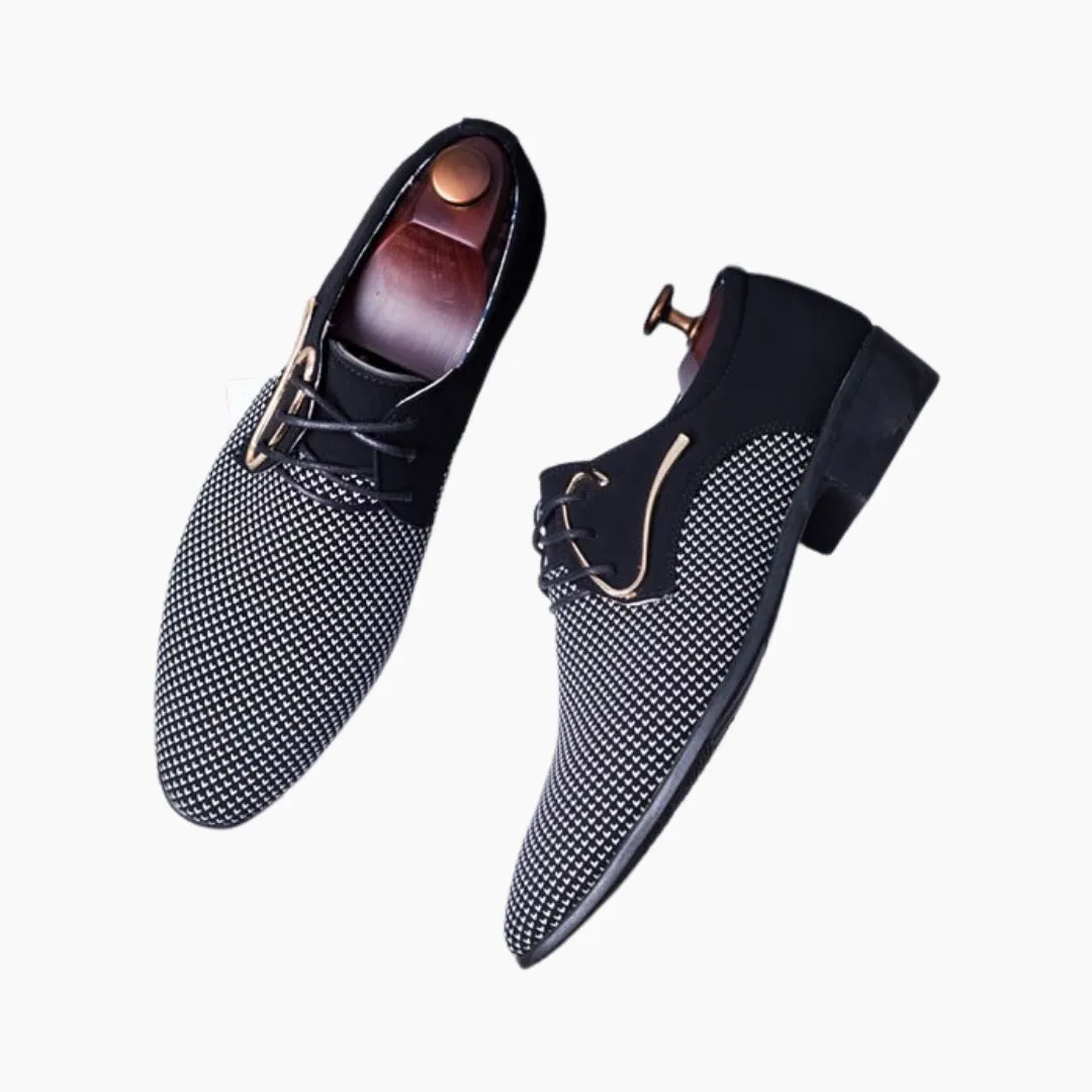 Oxford Leather Shoes, Slip-On : Men's Wedding Shoes
