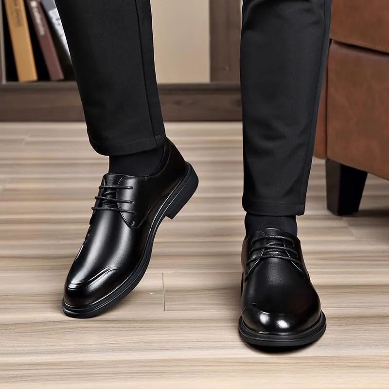 Oxford Shoes for Men Formal Brogue Wingtip Men Shoes Genuine Leather Comfortable Business Casual Shoes for Men