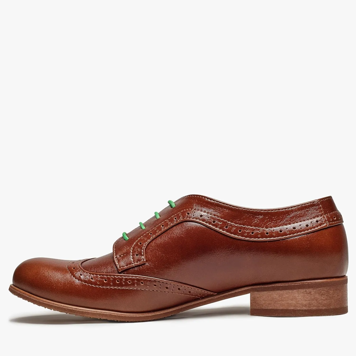 Oxford Shoes for Women - Premium Leather Comfortable Business Casual & Office Shoes  1 Heel - Consciously Handcrafted in Europe