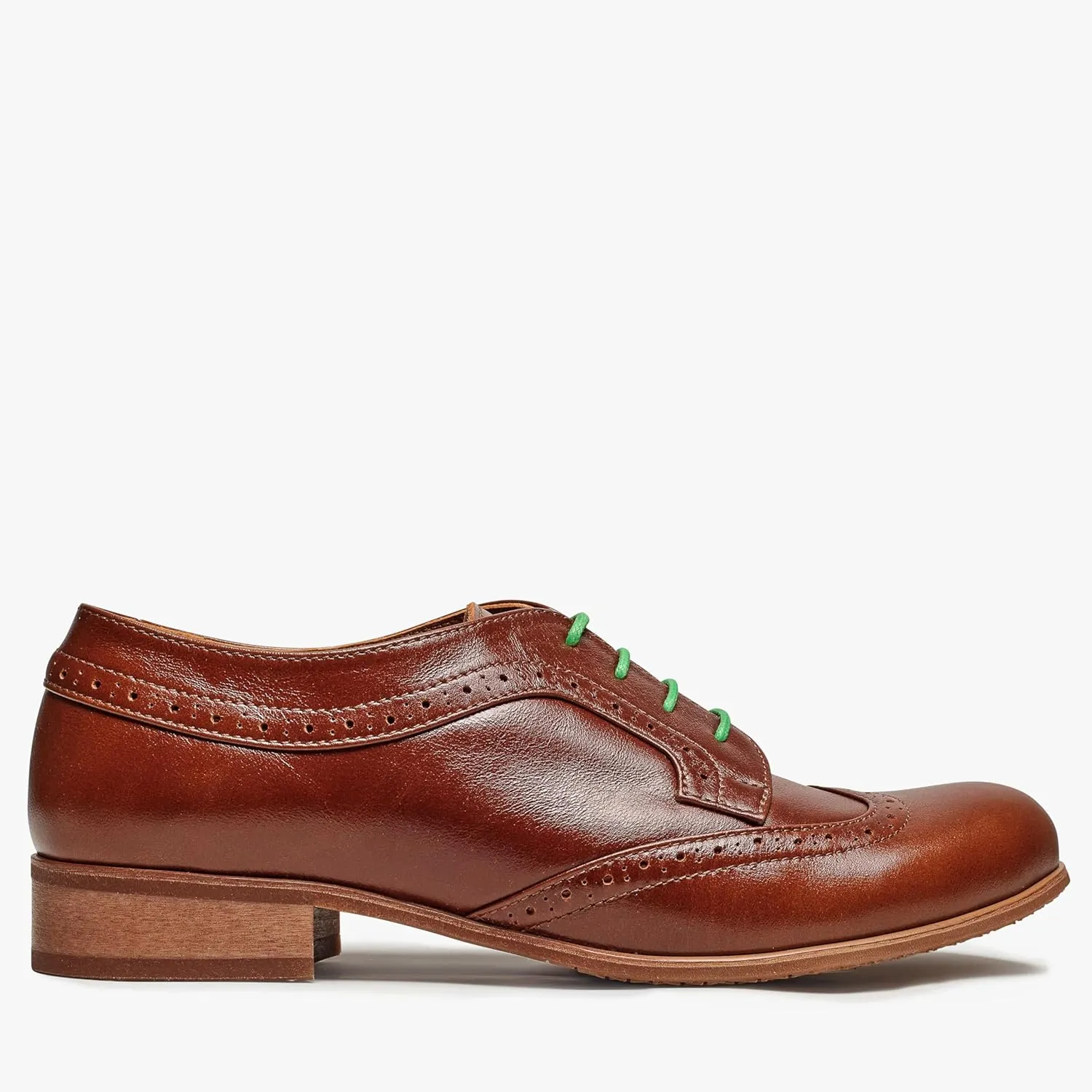 Oxford Shoes for Women - Premium Leather Comfortable Business Casual & Office Shoes  1 Heel - Consciously Handcrafted in Europe