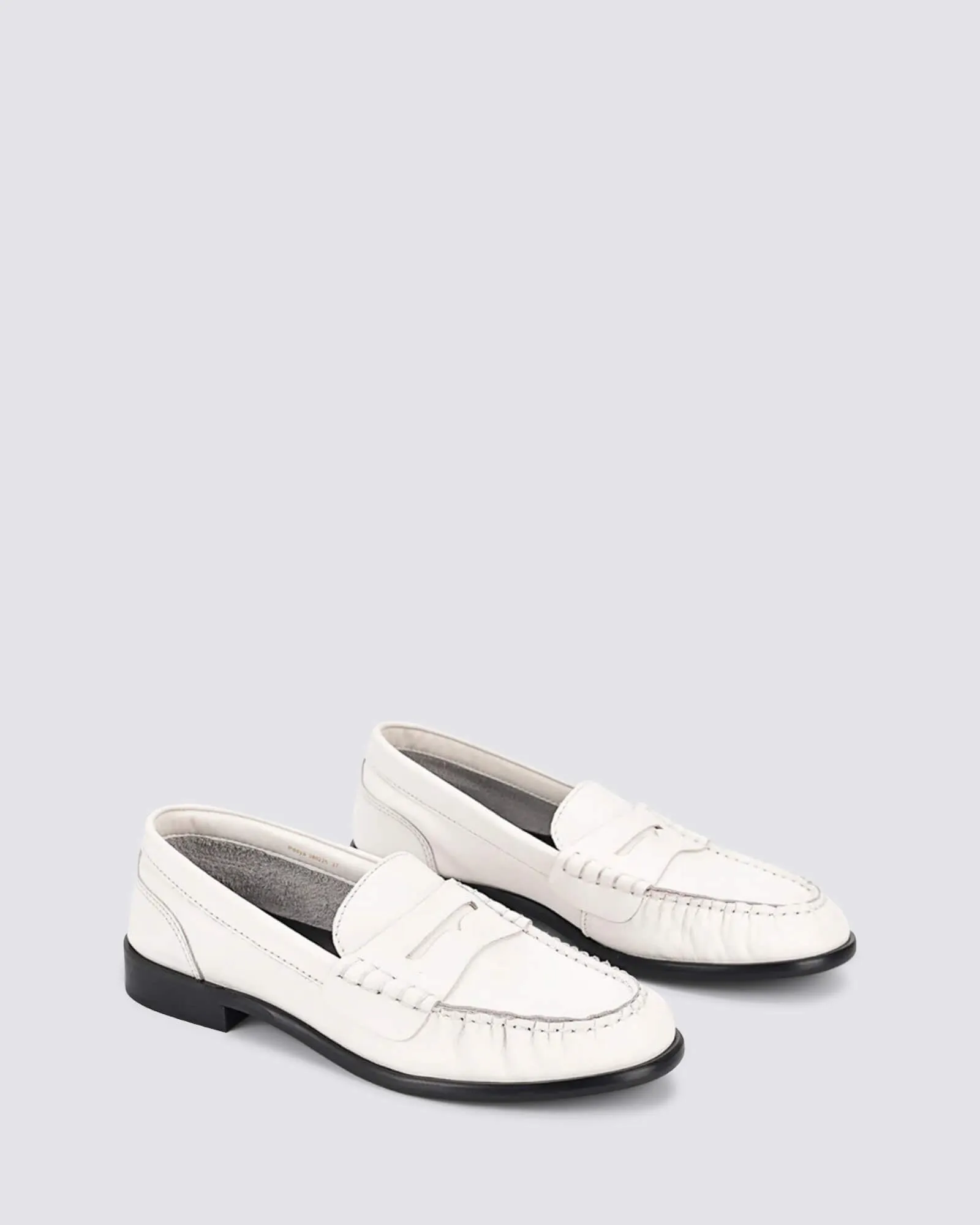 PADDY LOAFERS CHALK WHITE LEATHER