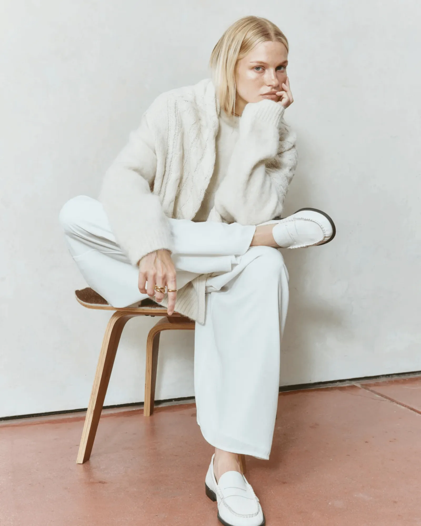 PADDY LOAFERS CHALK WHITE LEATHER