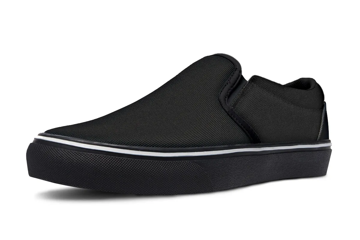 Paint It Black Slip Ons
