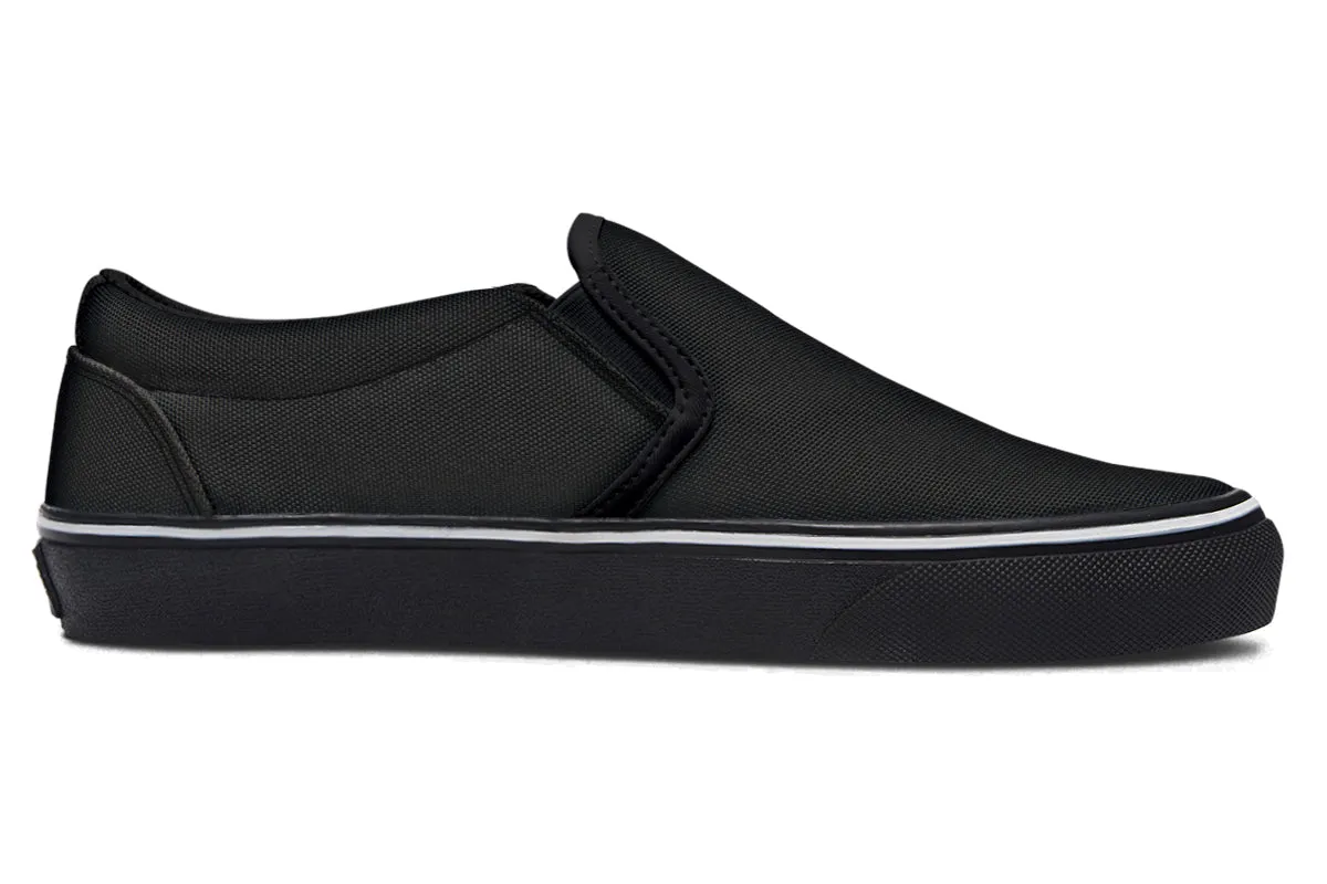 Paint It Black Slip Ons