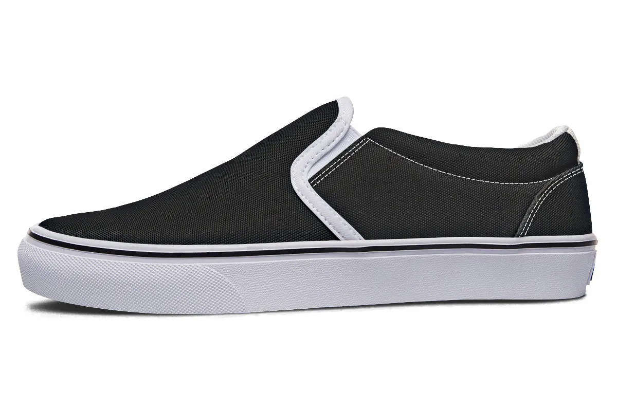 Paint It Black Slip Ons
