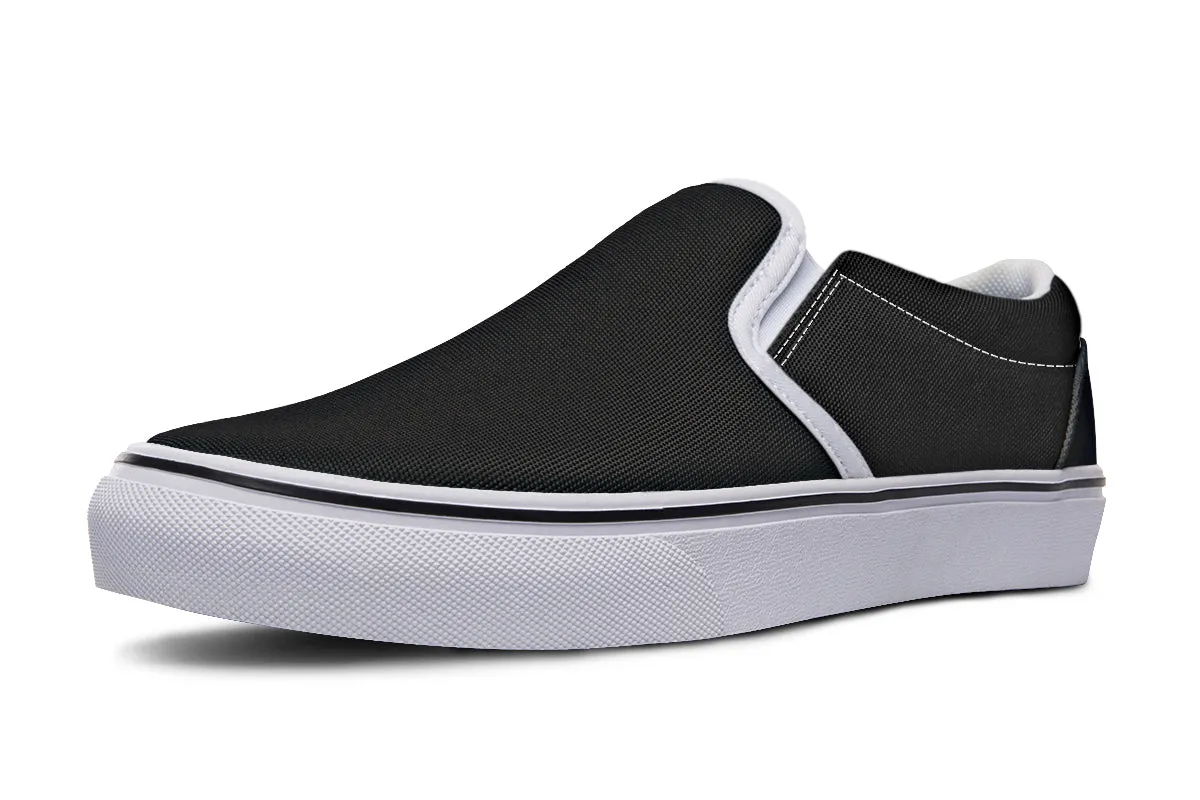 Paint It Black Slip Ons