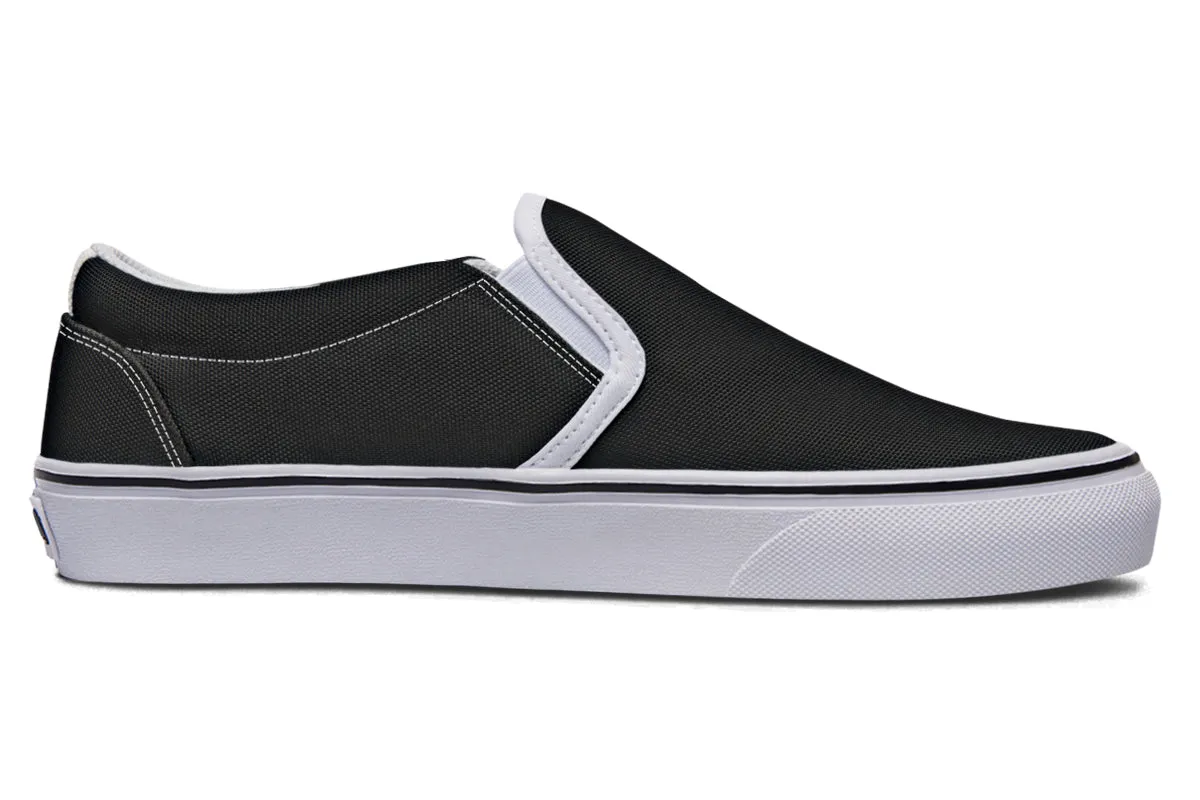Paint It Black Slip Ons