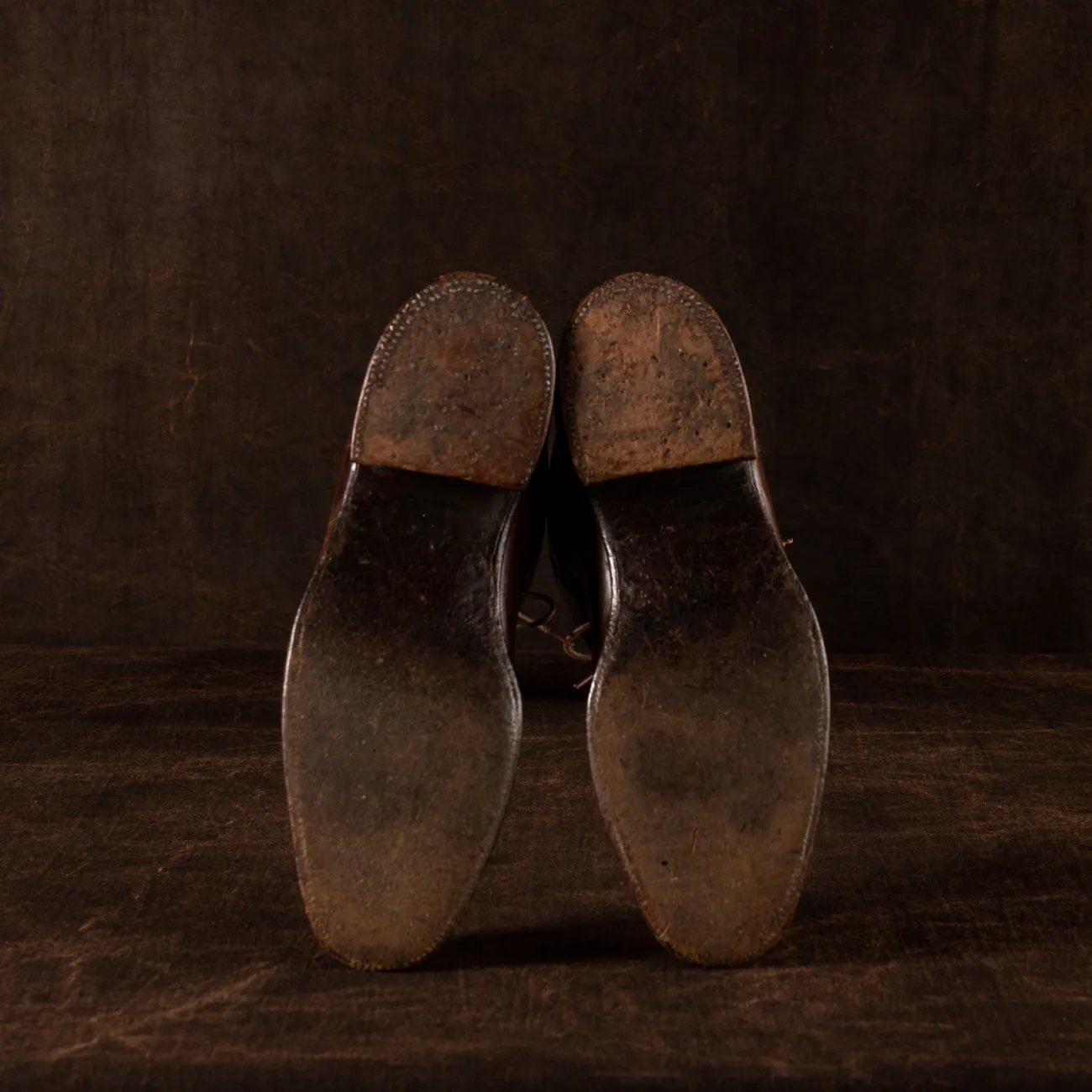Pair of Leather Polo Boots on Original Trees
