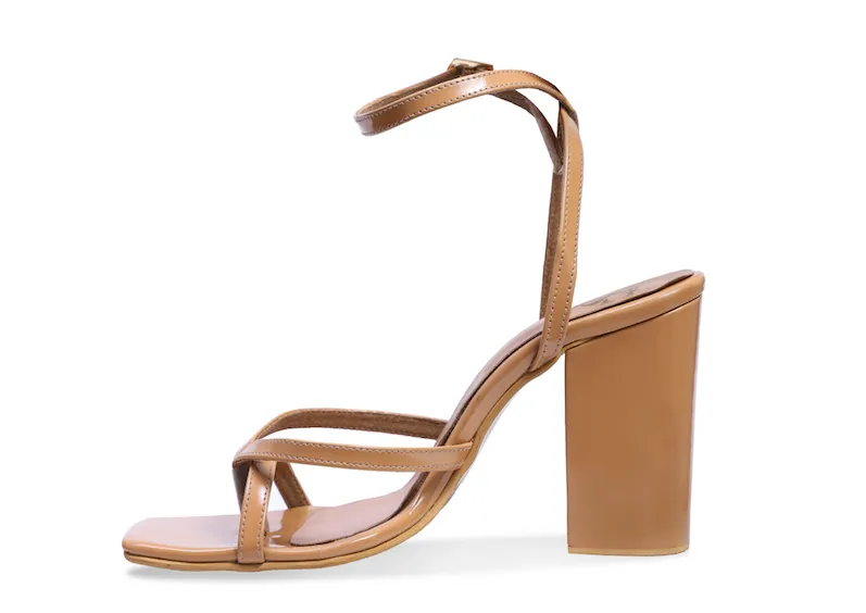 Patent Nude Heels