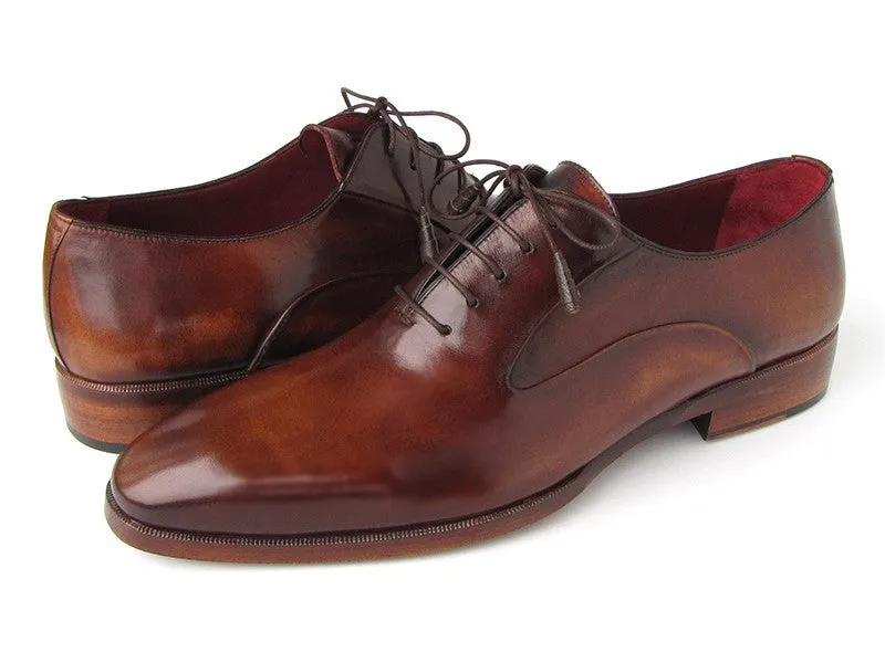 Paul Parkman Men's Plain Toe Brown Calfskin Oxfords