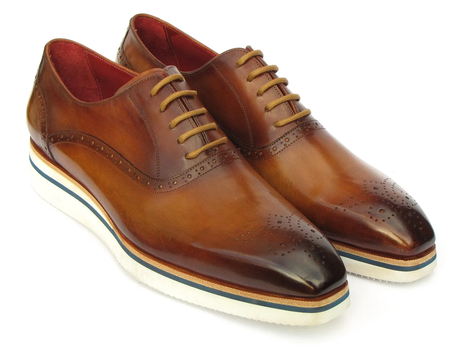Paul Parkman Smart Casual Men's Brown Oxfords