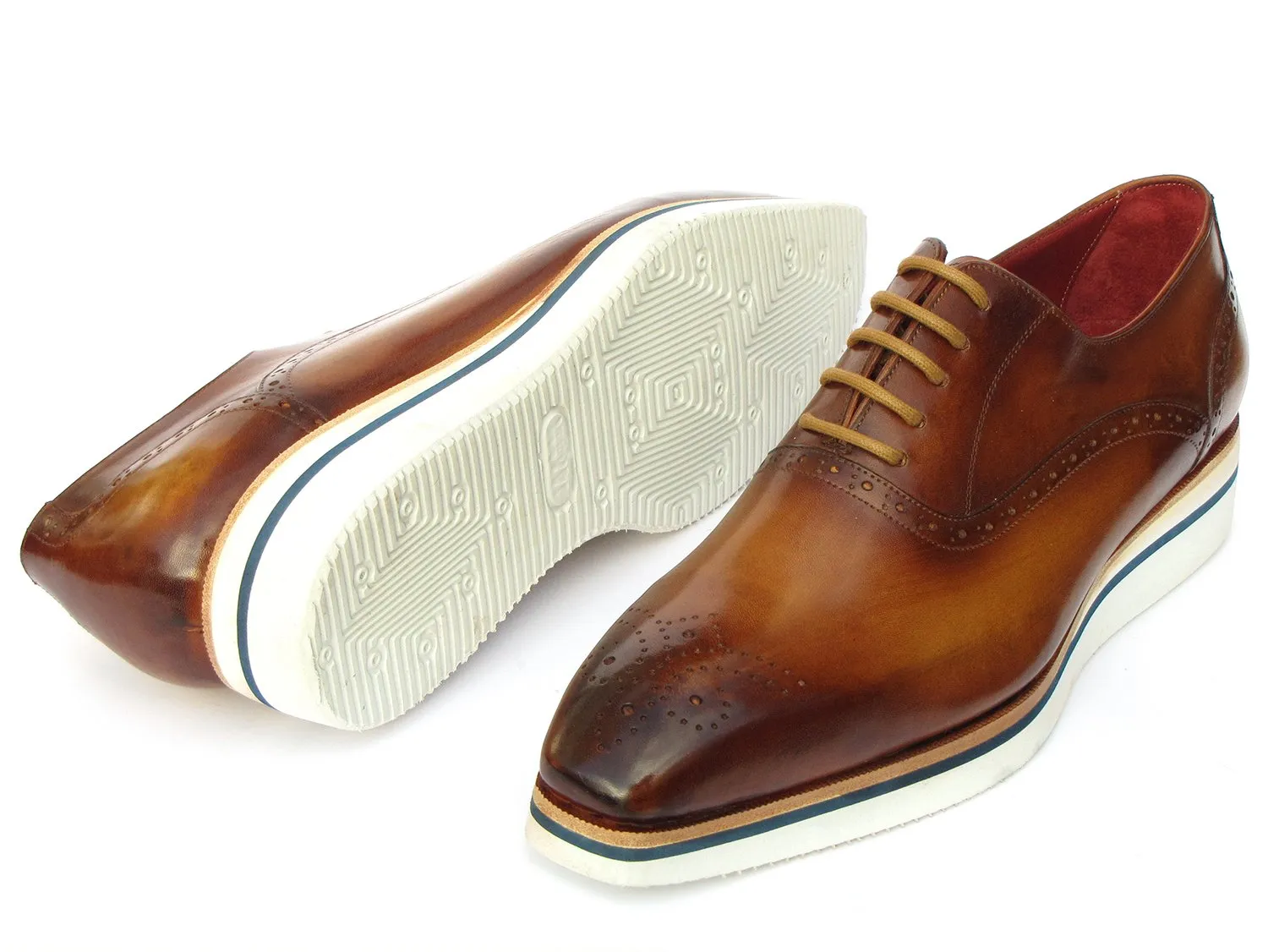 Paul Parkman Smart Casual Men's Brown Oxfords