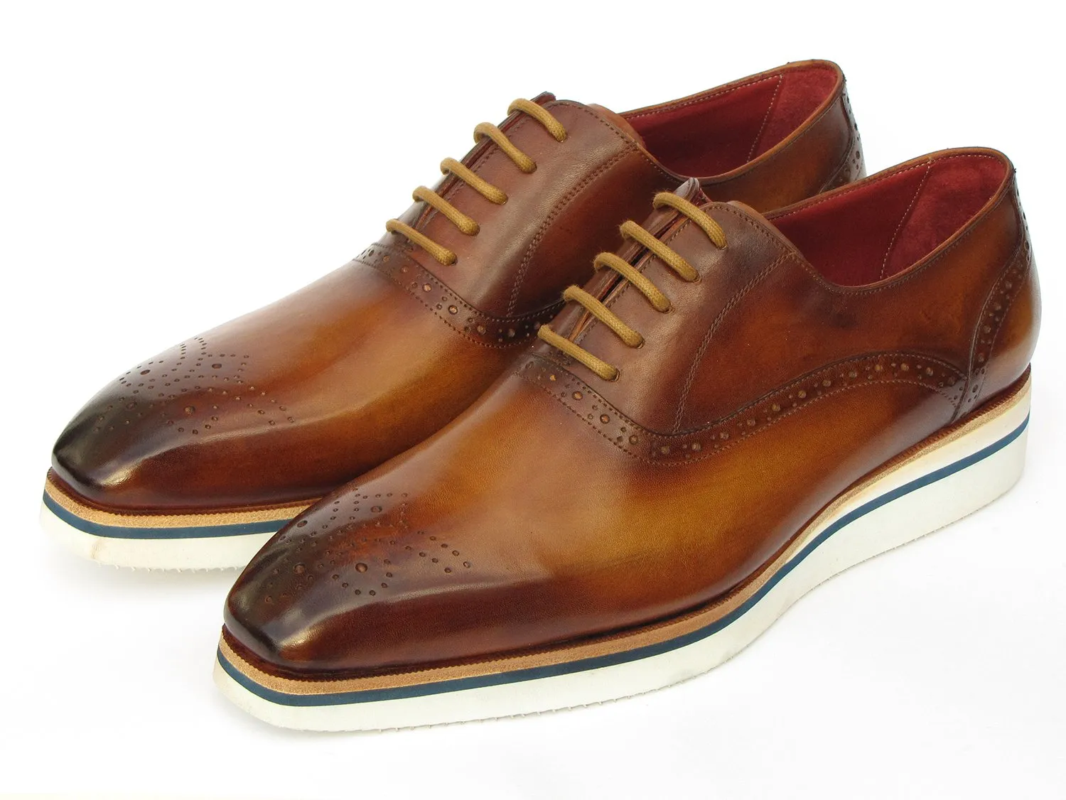 Paul Parkman Smart Casual Men's Brown Oxfords