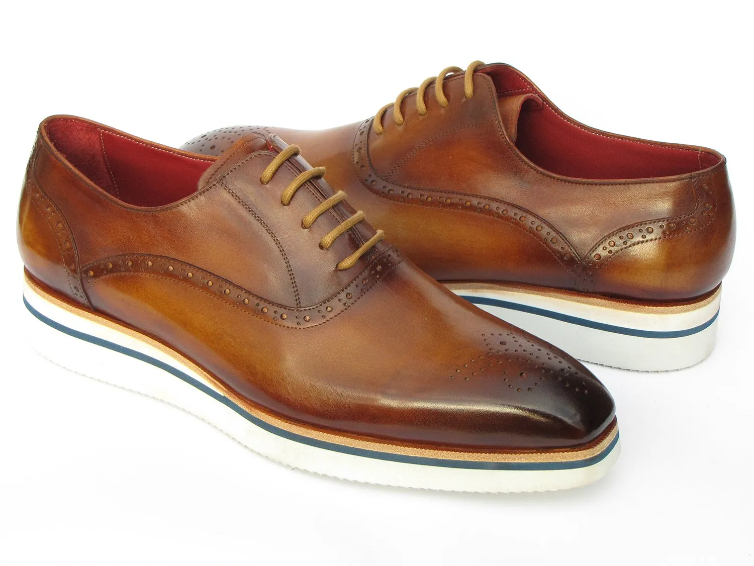 Paul Parkman Smart Casual Men's Brown Oxfords