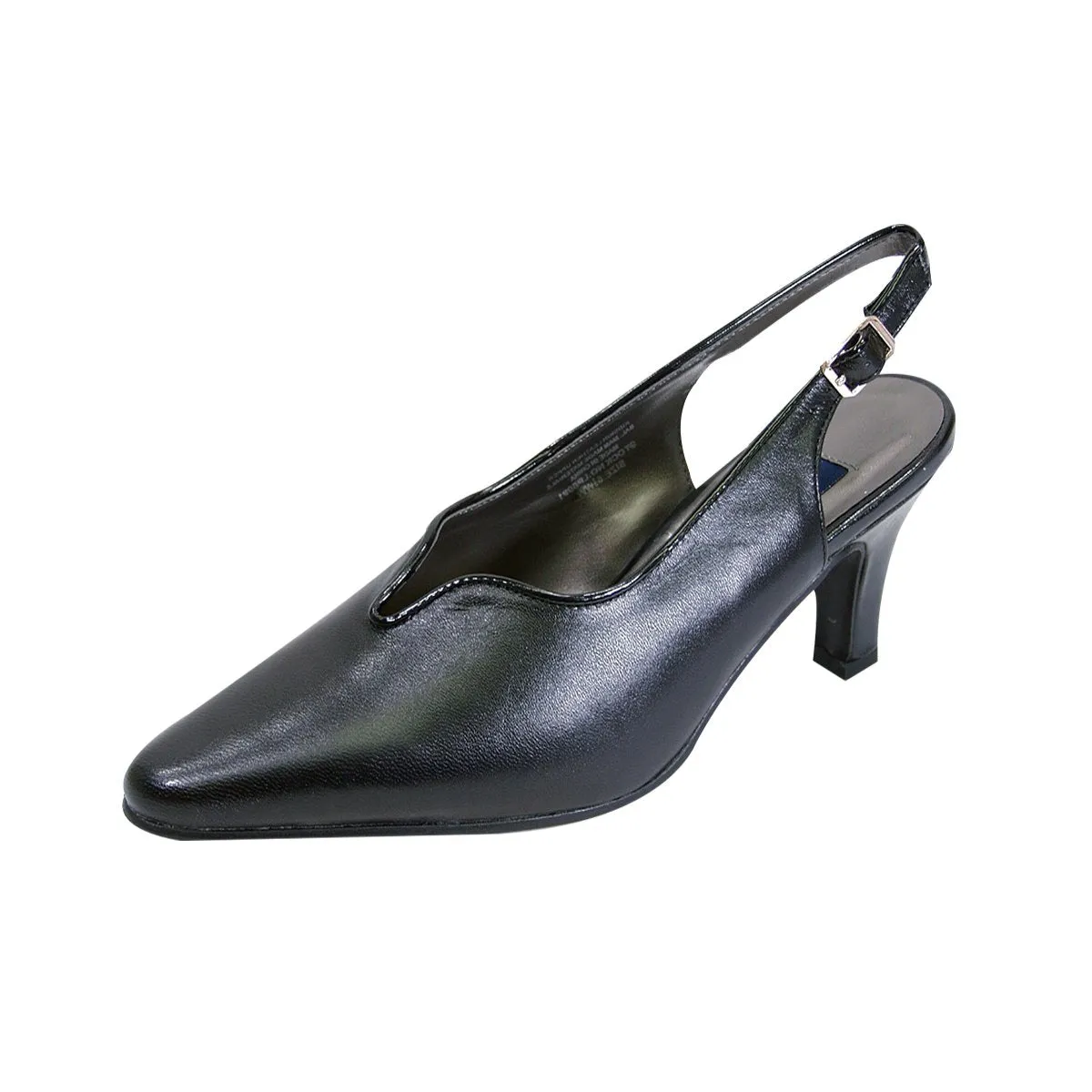 PEERAGE Hope Women's Wide Width Leather Dress Pumps