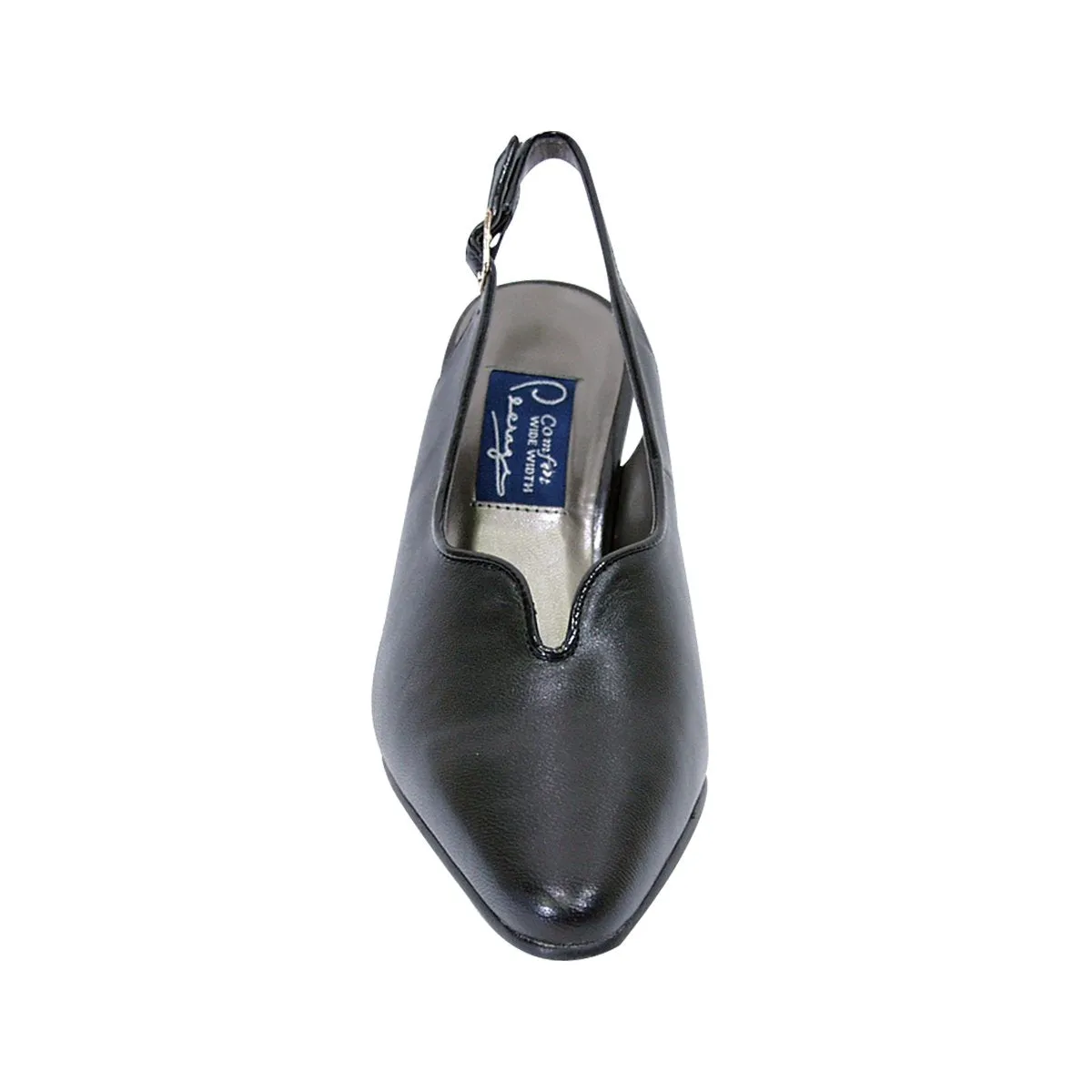 PEERAGE Hope Women's Wide Width Leather Dress Pumps