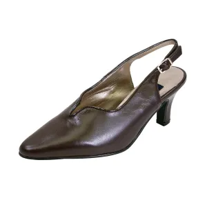 PEERAGE Hope Women's Wide Width Leather Dress Pumps
