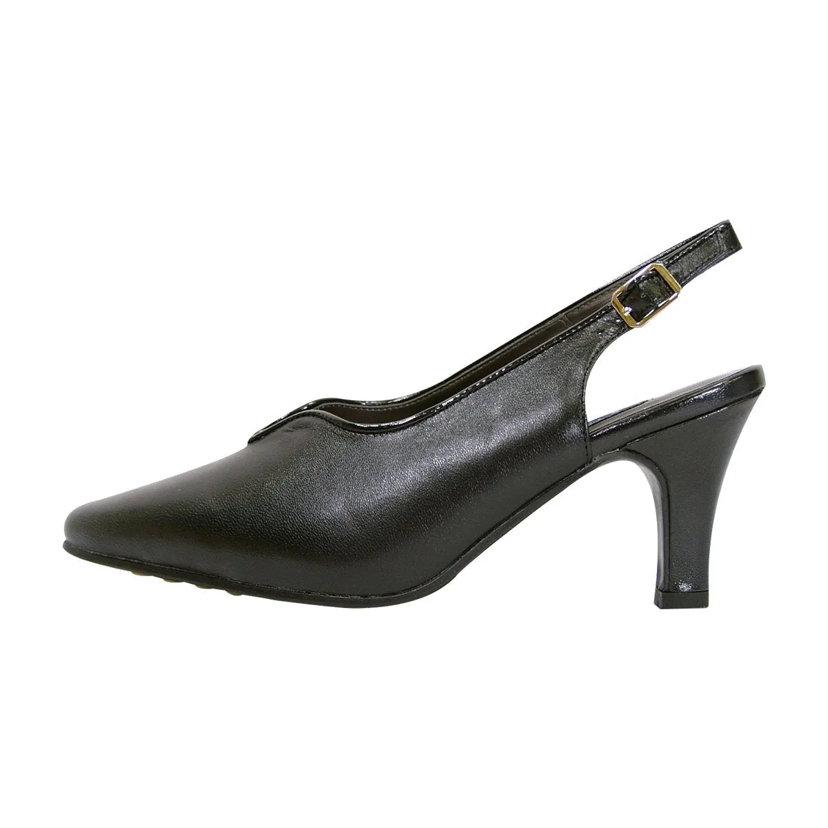 PEERAGE Hope Women's Wide Width Leather Dress Pumps