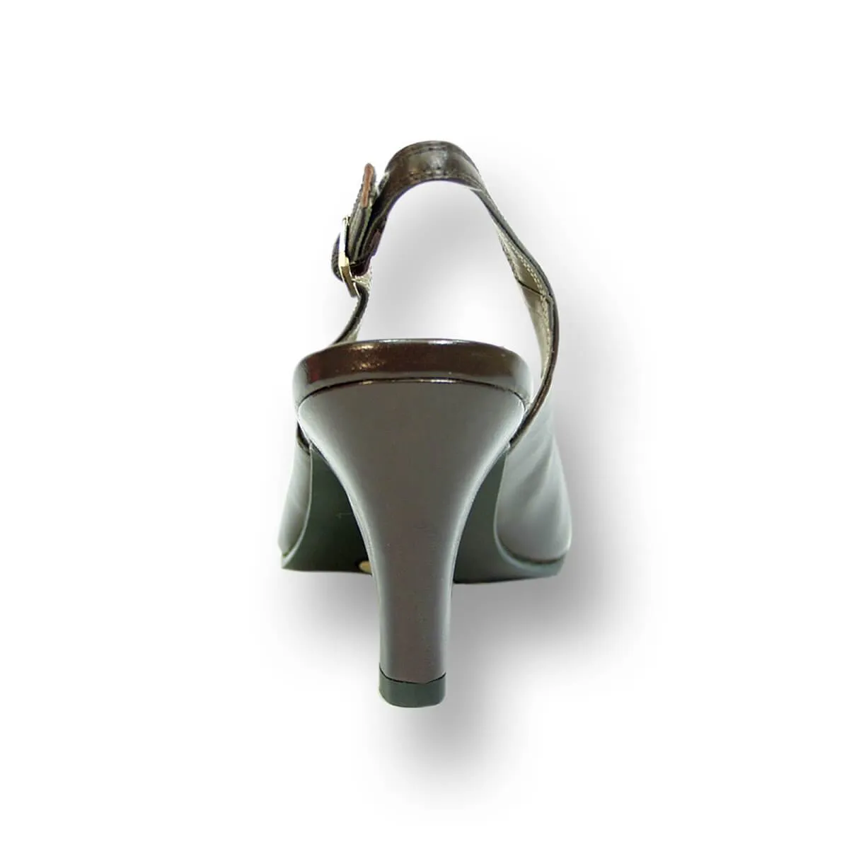 PEERAGE Zara Women's Wide Width Leather Slingback Pumps