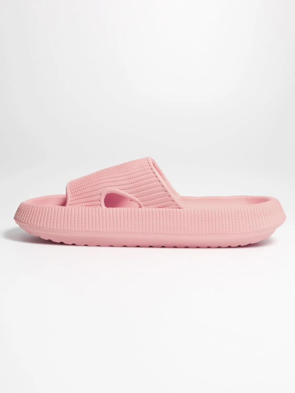 Pillow Slippers for Men and Women, House Slides Non-Slip Cloud Bathroom Sandals Quick Drying Ergonomic Shower Slides Thick Sole Ultra Cushion