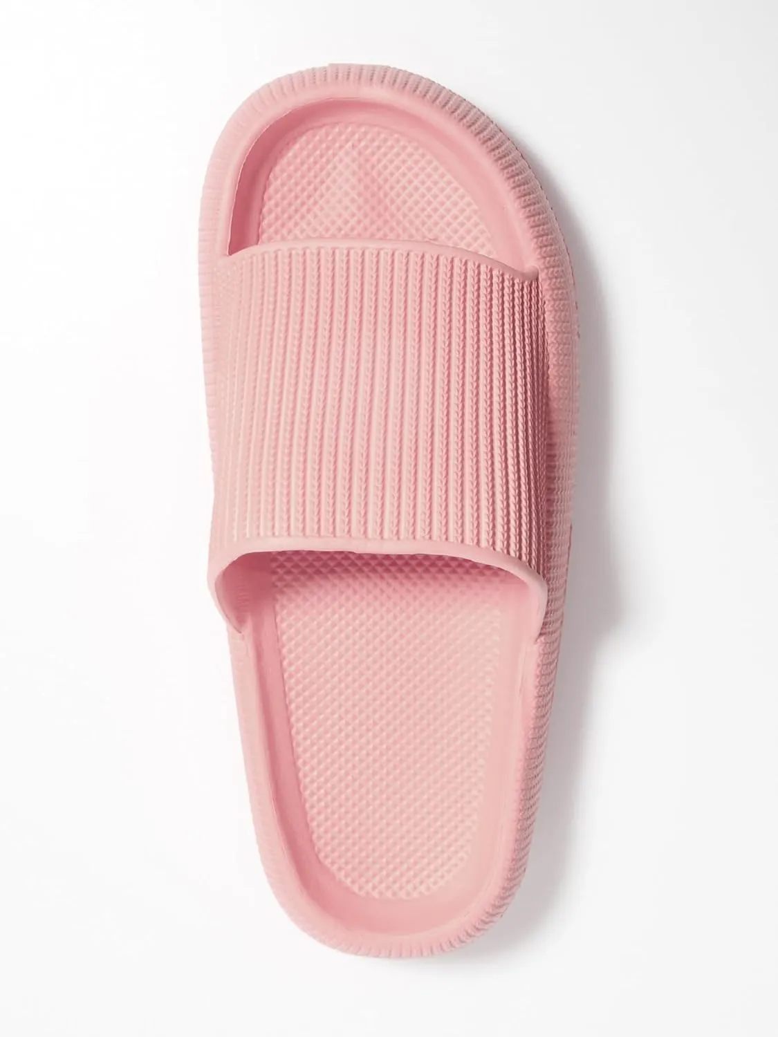 Pillow Slippers for Men and Women, House Slides Non-Slip Cloud Bathroom Sandals Quick Drying Ergonomic Shower Slides Thick Sole Ultra Cushion