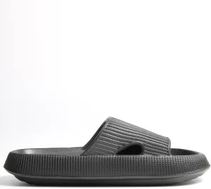 Pillow Slippers for Men and Women, House Slides Non-Slip Cloud Bathroom Sandals Quick Drying Ergonomic Shower Slides Thick Sole Ultra Cushion