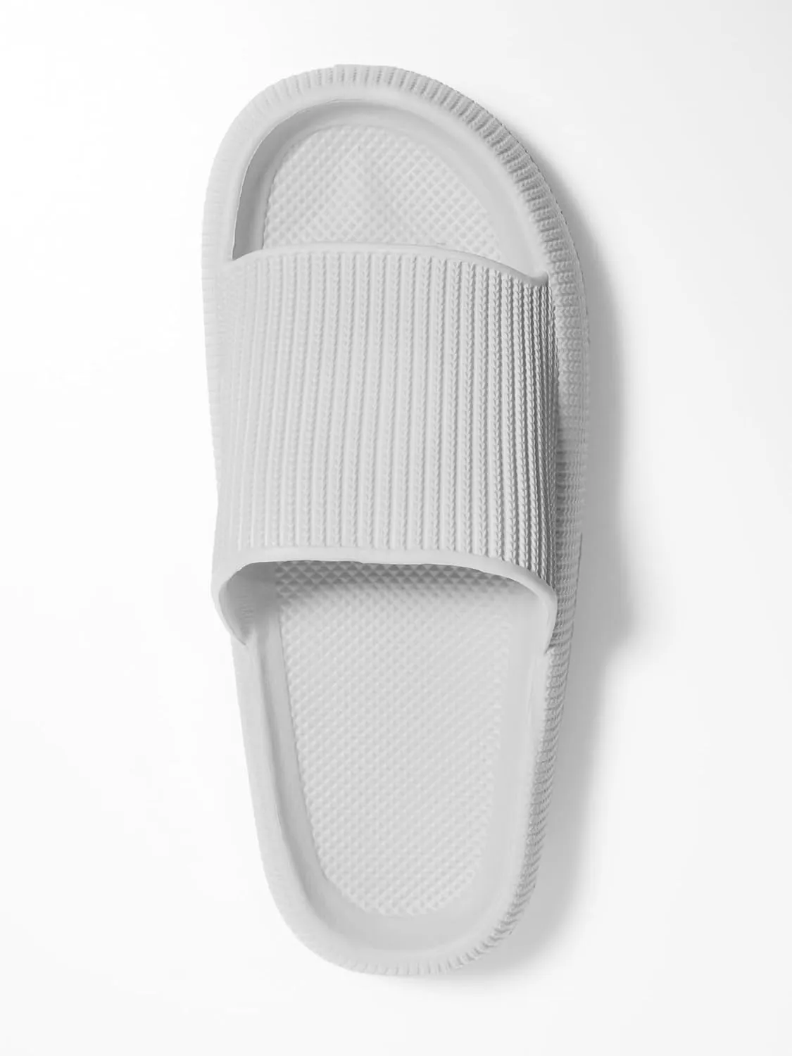 Pillow Slippers for Men and Women, House Slides Non-Slip Cloud Bathroom Sandals Quick Drying Ergonomic Shower Slides Thick Sole Ultra Cushion