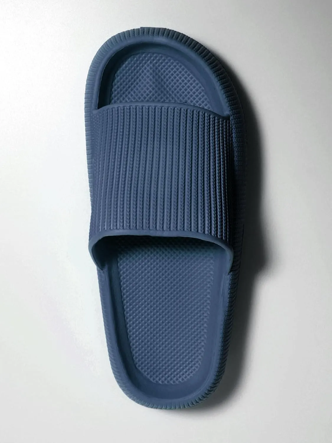 Pillow Slippers for Men and Women, House Slides Non-Slip Cloud Bathroom Sandals Quick Drying Ergonomic Shower Slides Thick Sole Ultra Cushion