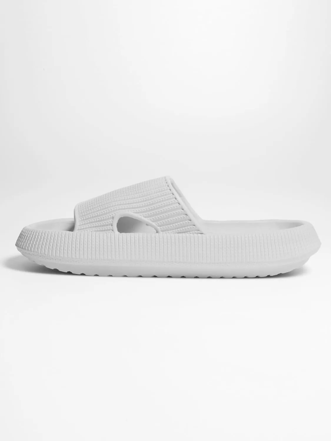 Pillow Slippers for Men and Women, House Slides Non-Slip Cloud Bathroom Sandals Quick Drying Ergonomic Shower Slides Thick Sole Ultra Cushion