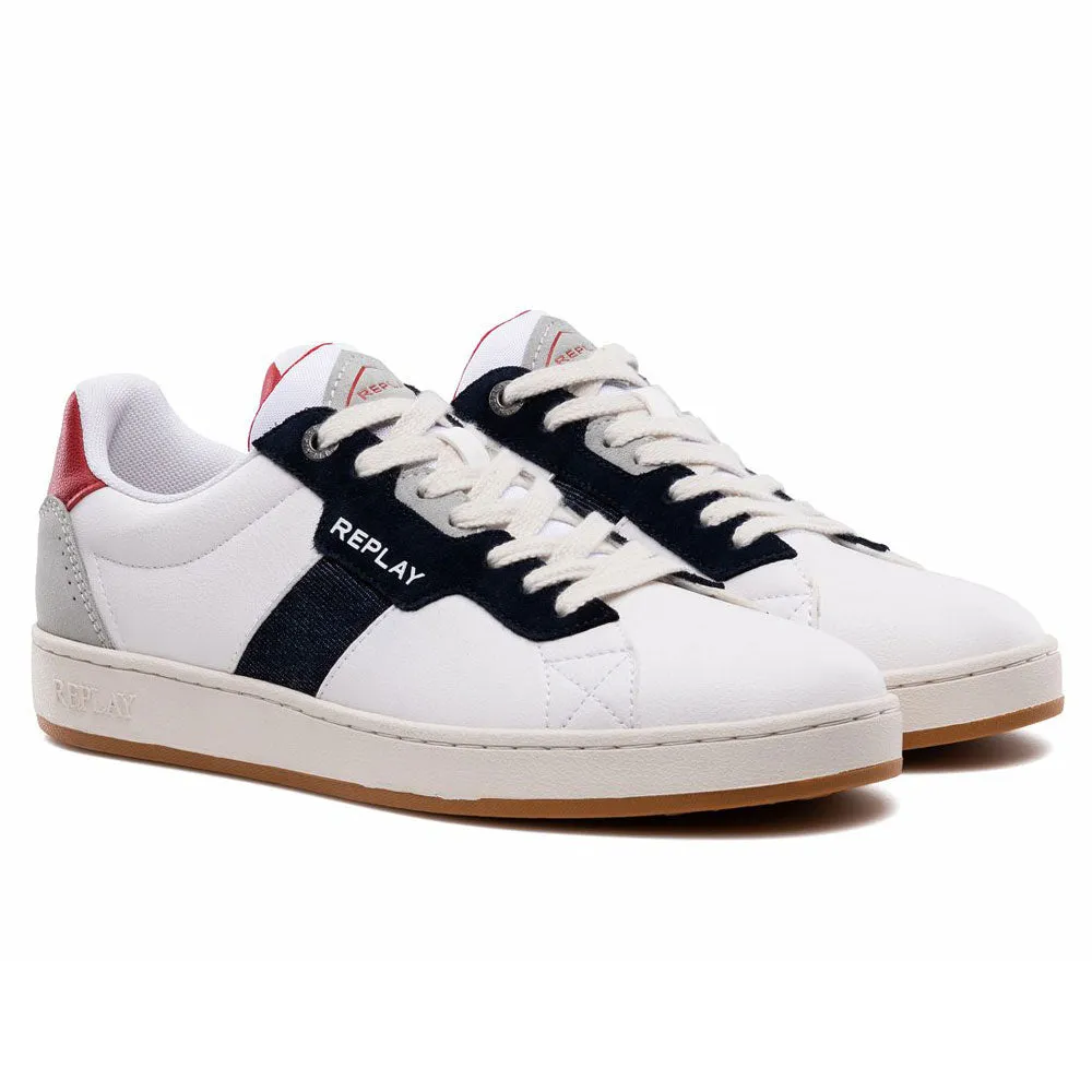 Pinch Denim Sneakers - White Multi
