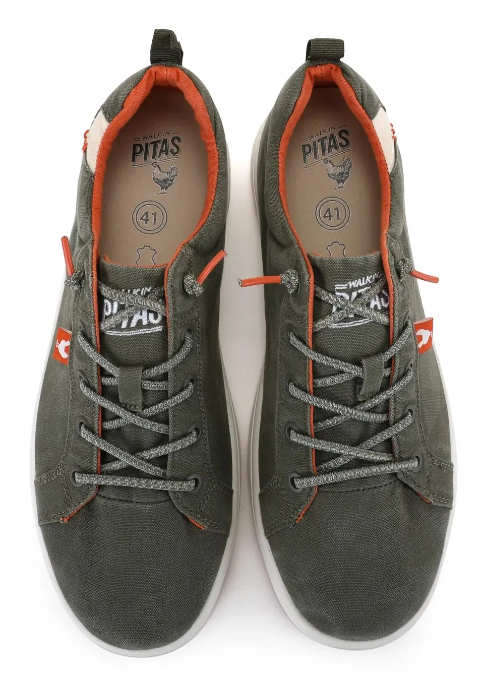 Pitas Mens Malibu Sneakers - Khaki