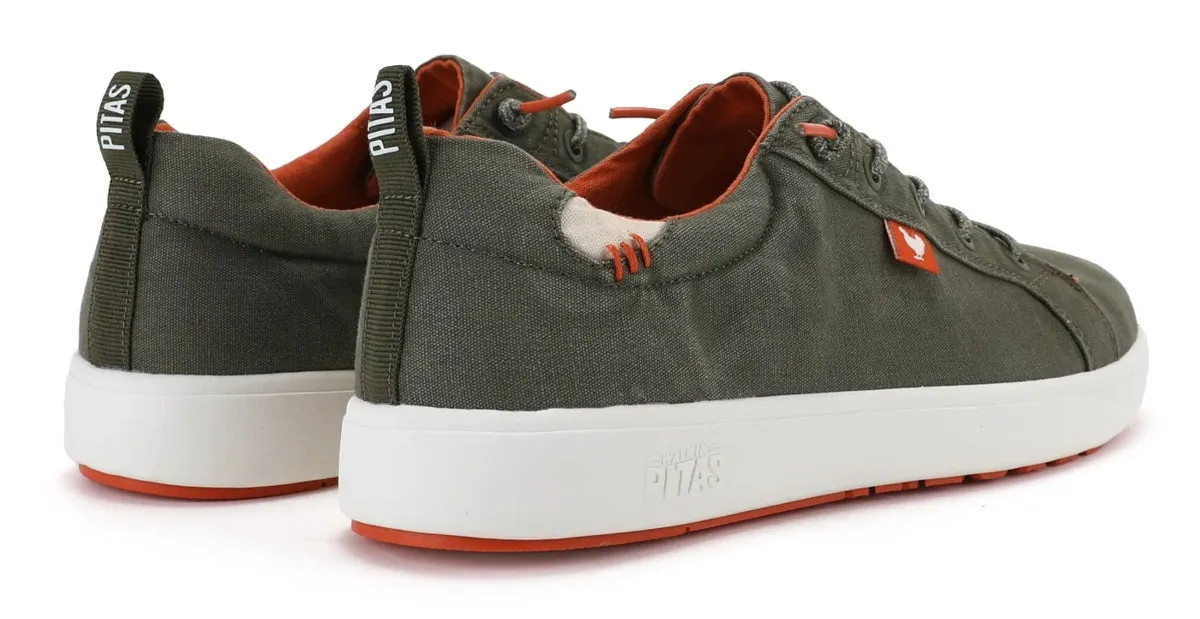 Pitas Mens Malibu Sneakers - Khaki