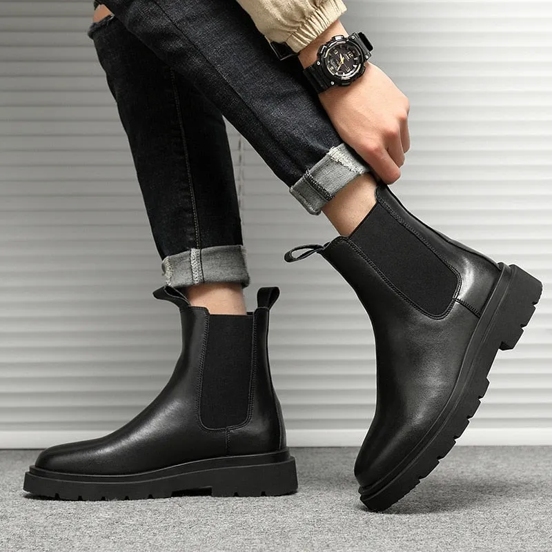 Platform Chelsea Boots