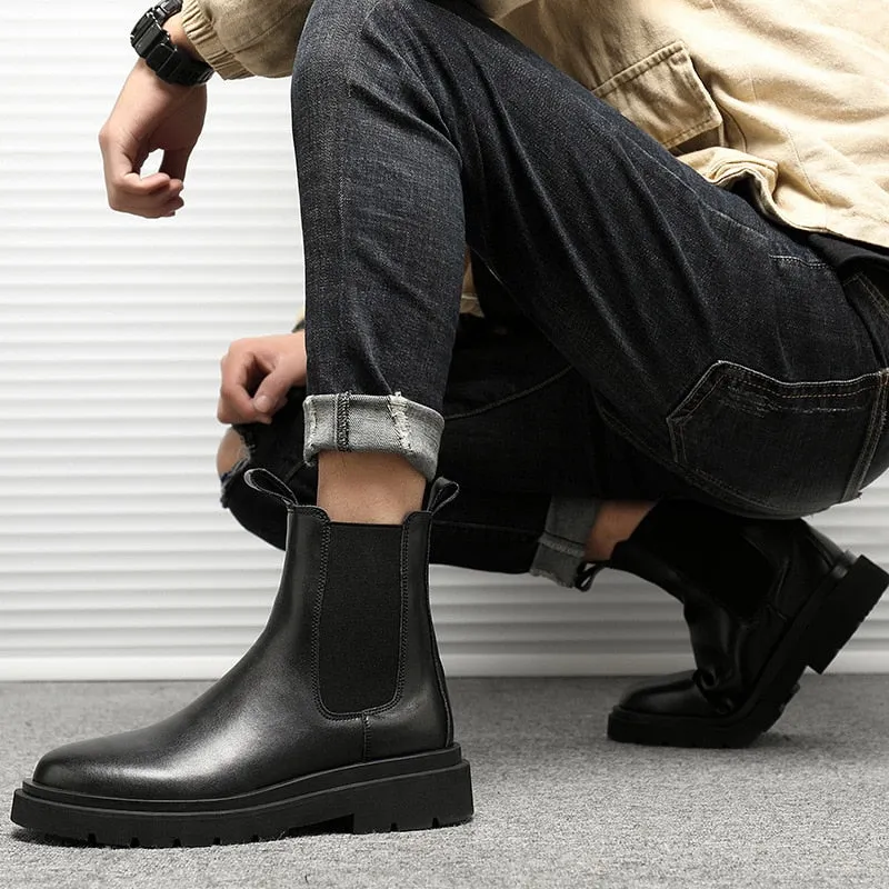 Platform Chelsea Boots