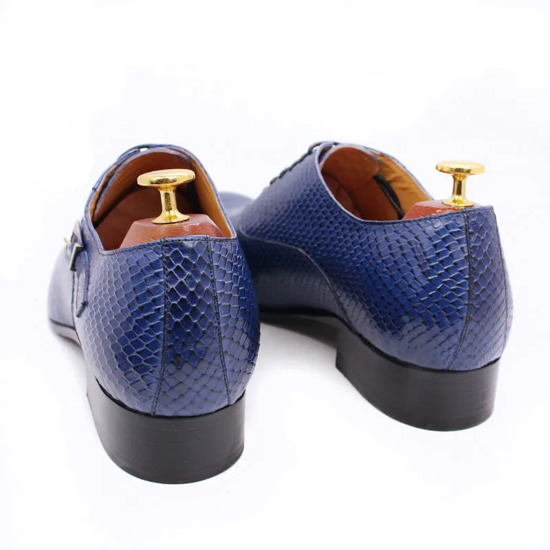 Pointed Toe Classic Style Men's Leather Shoes