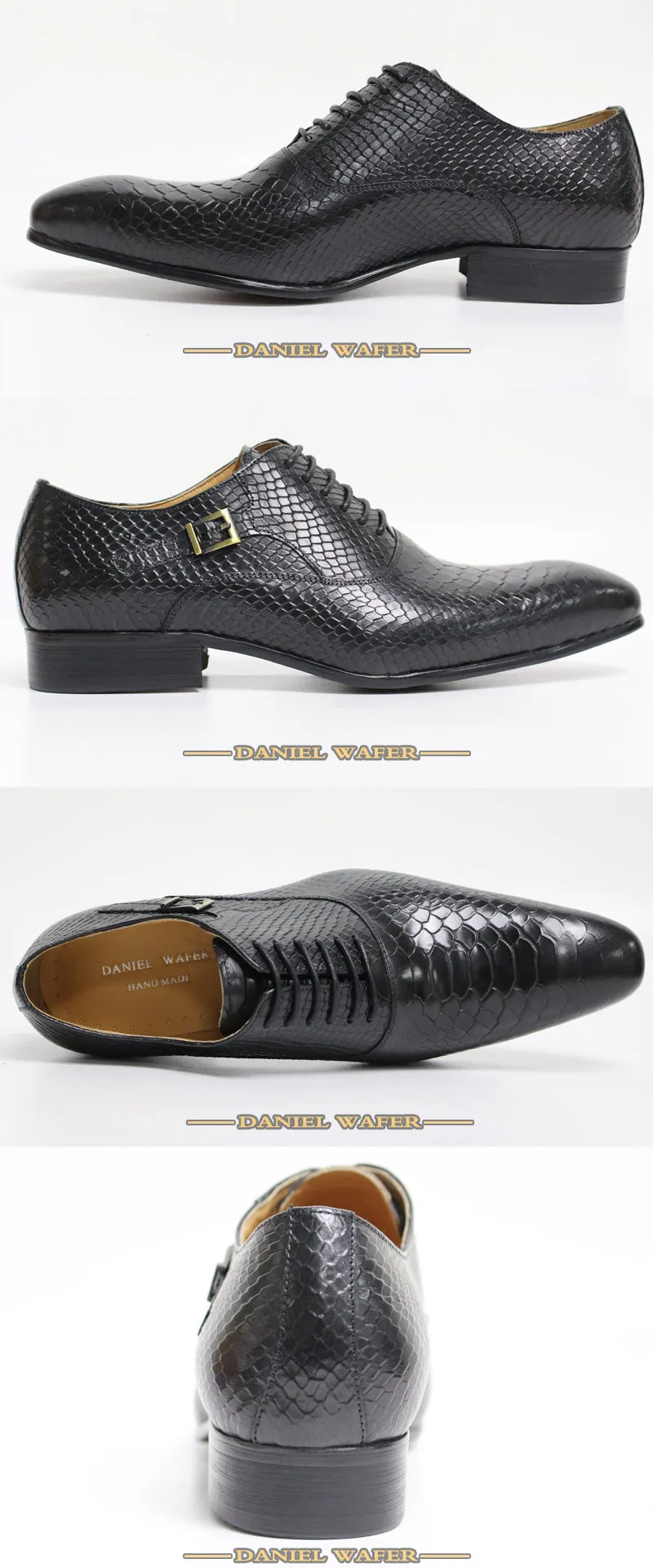 Pointed Toe Classic Style Men's Leather Shoes