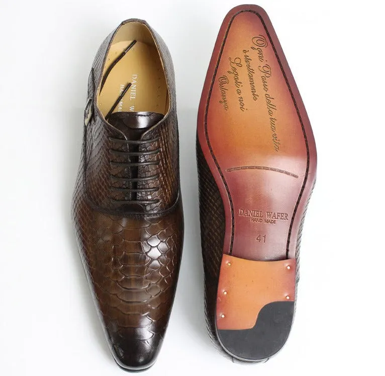 Pointed Toe Classic Style Men's Leather Shoes