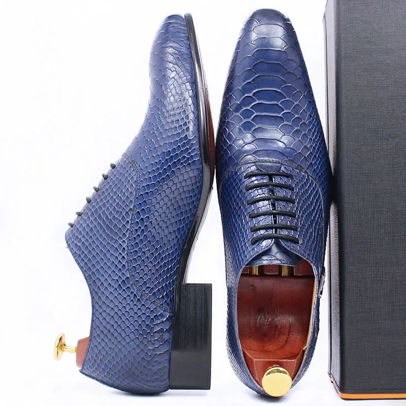 Pointed Toe Classic Style Men's Leather Shoes