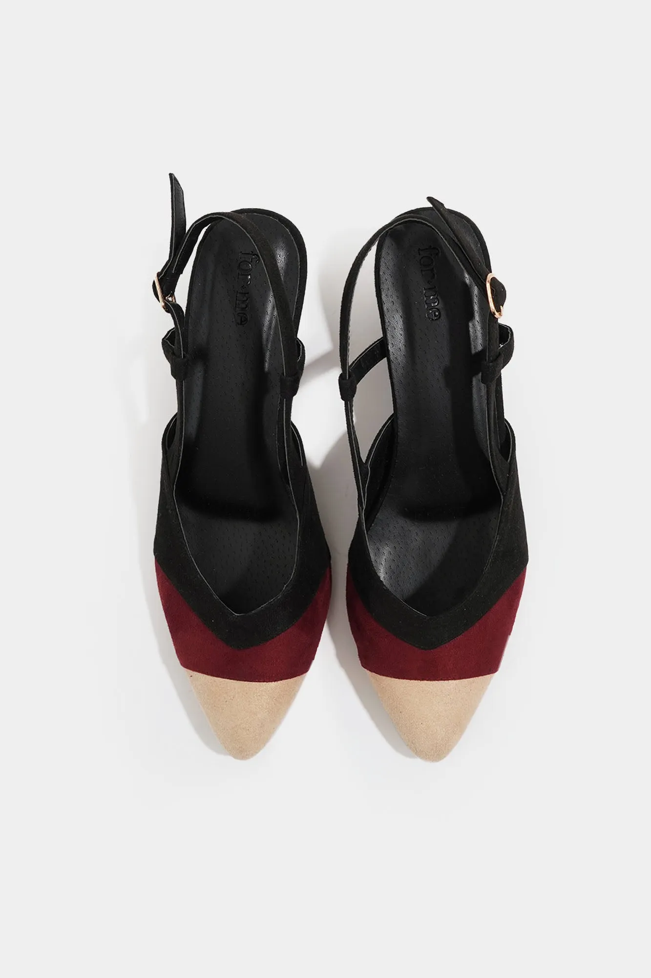 Pointed Toe Slingback Heels