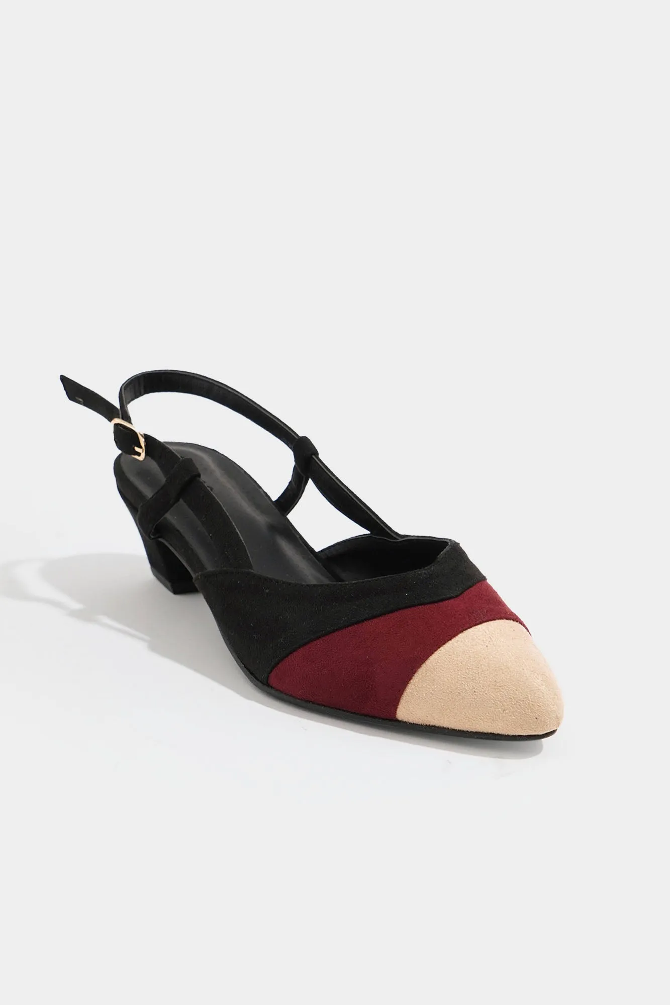 Pointed Toe Slingback Heels