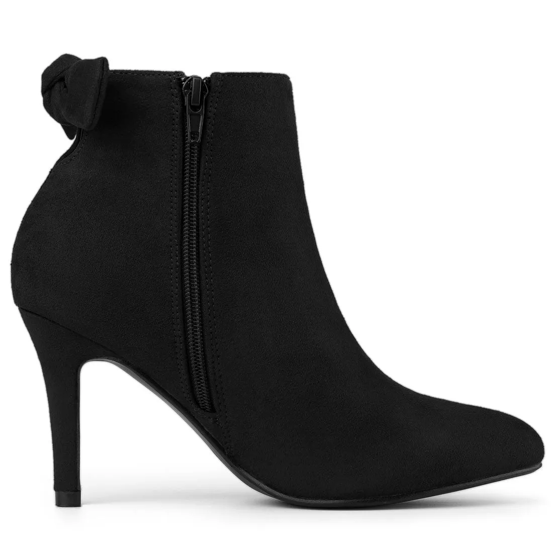 Pointed Toe Stiletto Heel Ankle Boots