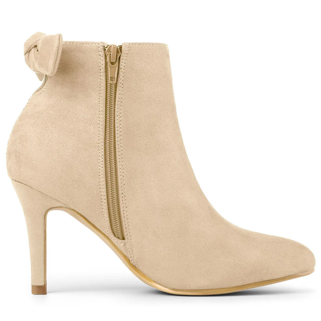 Pointed Toe Stiletto Heel Ankle Boots