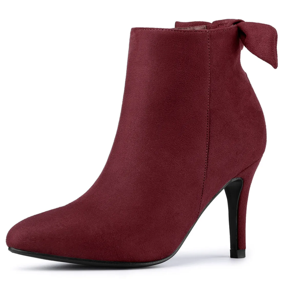 Pointed Toe Stiletto Heel Ankle Boots