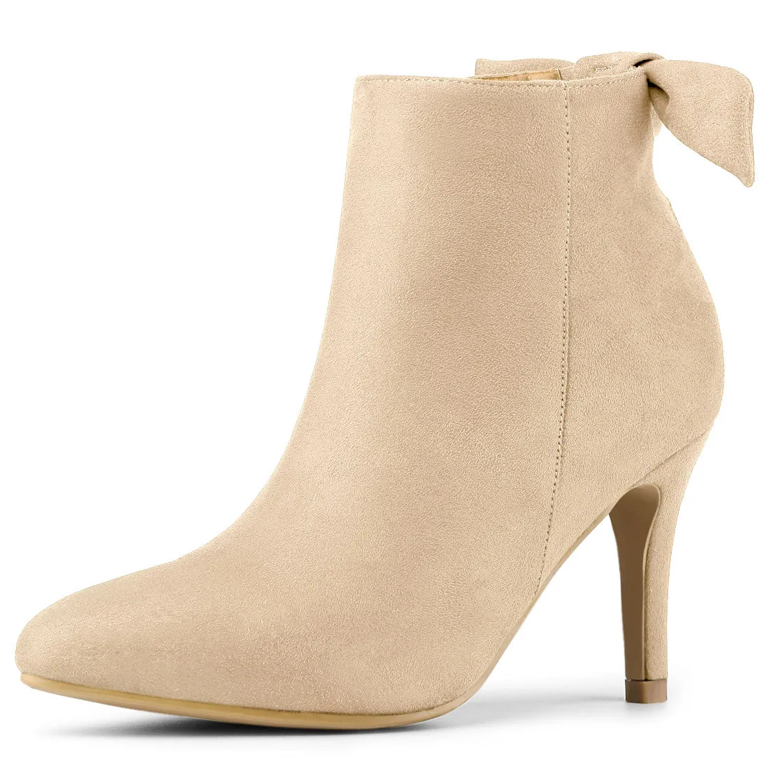 Pointed Toe Stiletto Heel Ankle Boots