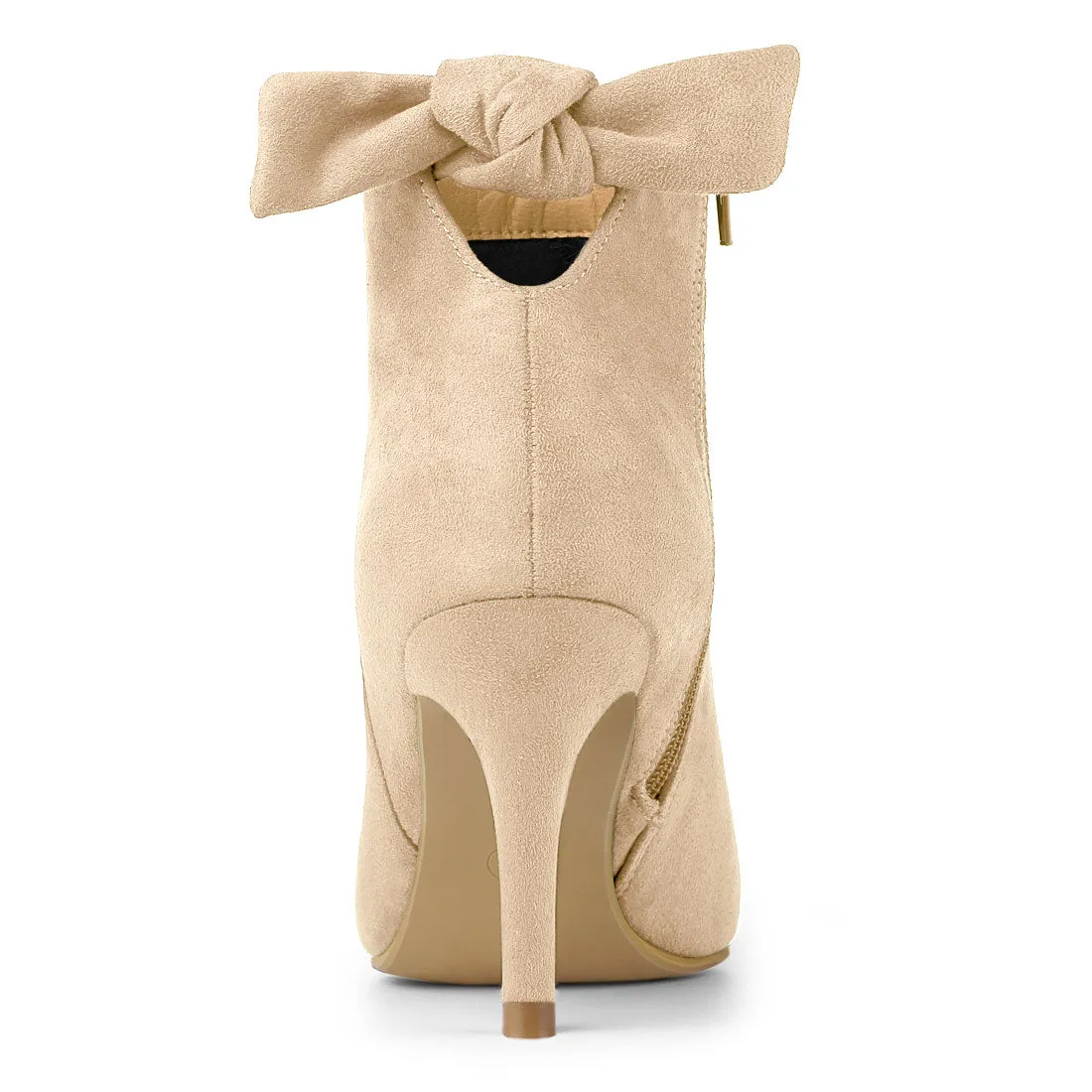 Pointed Toe Stiletto Heel Ankle Boots