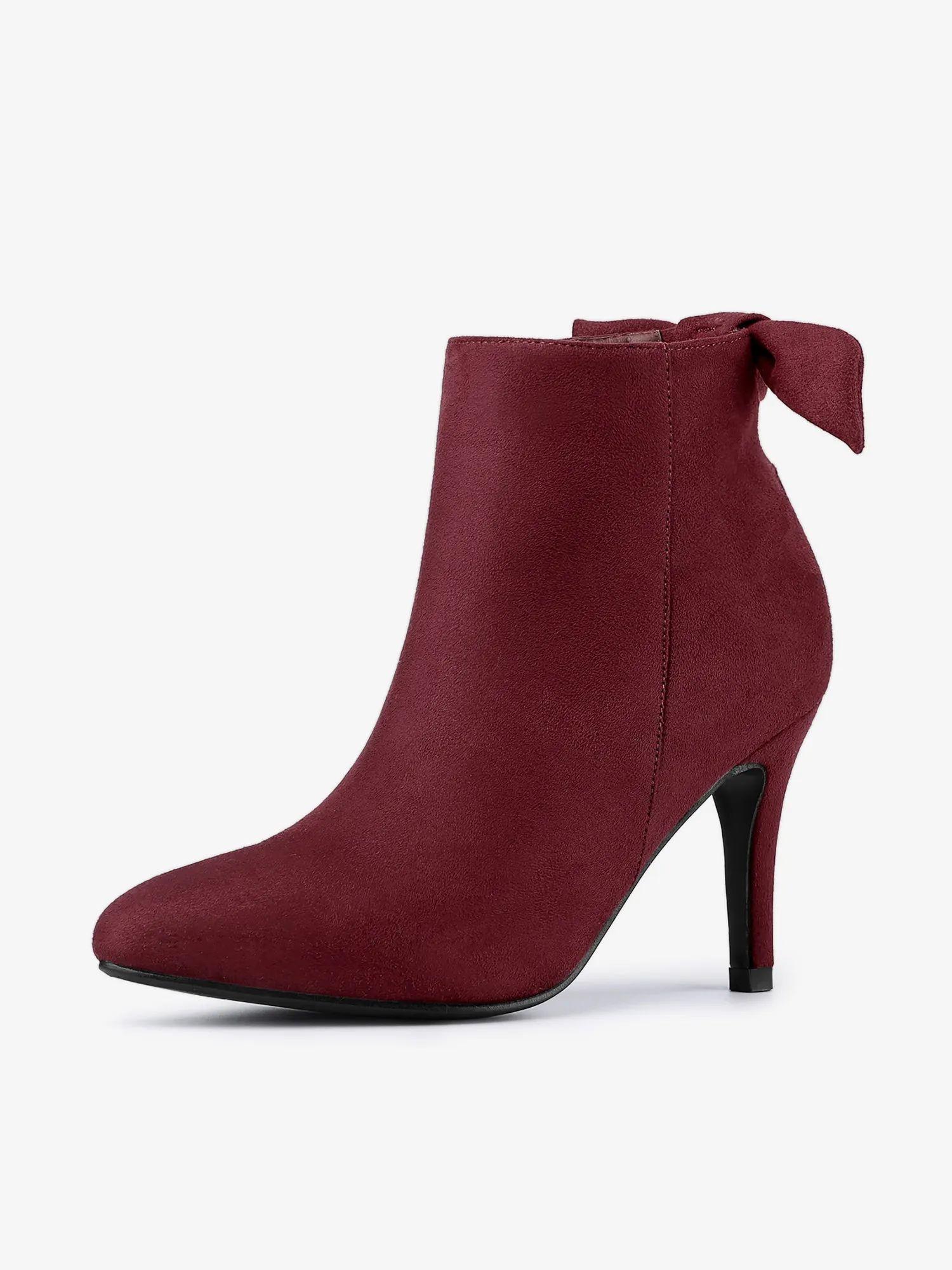 Pointed Toe Stiletto Heel Ankle Boots