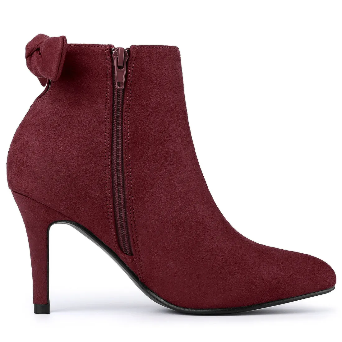 Pointed Toe Stiletto Heel Ankle Boots
