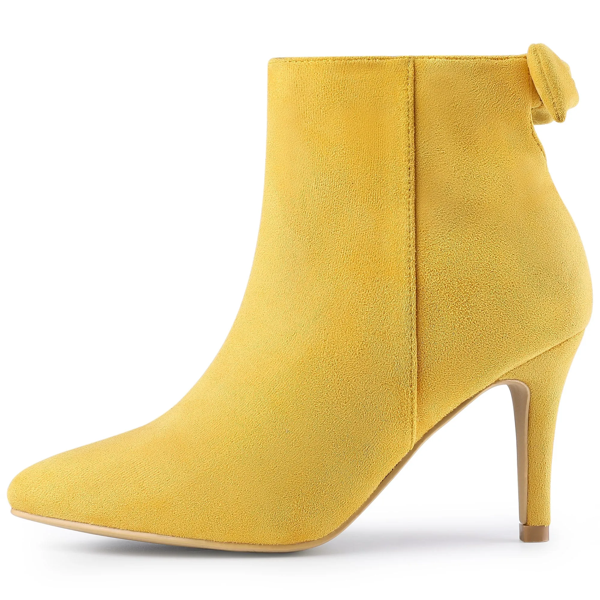 Pointed Toe Stiletto Heel Ankle Boots