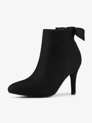 Pointed Toe Stiletto Heel Ankle Boots